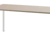 Bisley Quattro Basic Bureau Eiken 1.800 (B) x 800 (D) x 740 (H) mm Melamine, Staal