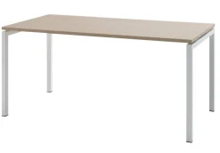 Bisley Quattro Basic Bureau Eiken 1.600 (B) x 800 (D) x 740 (H) mm Melamine, Staal