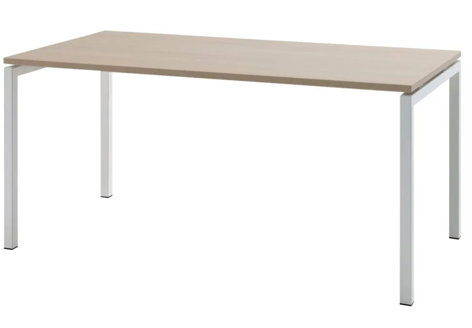 Bisley Quattro Basic Bureau Eiken 1.600 (B) x 800 (D) x 740 (H) mm Melamine, Staal