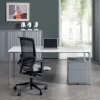 Bisley Quattro Basic Bureau Wit 1.800 (B) x 800 (D) x 740 (H) mm Melamine, Staal