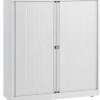 Bisley Roldeurkast Staal 1 Plank Afsluitbaar 1.200 x 430 x 1.030 mm Wit