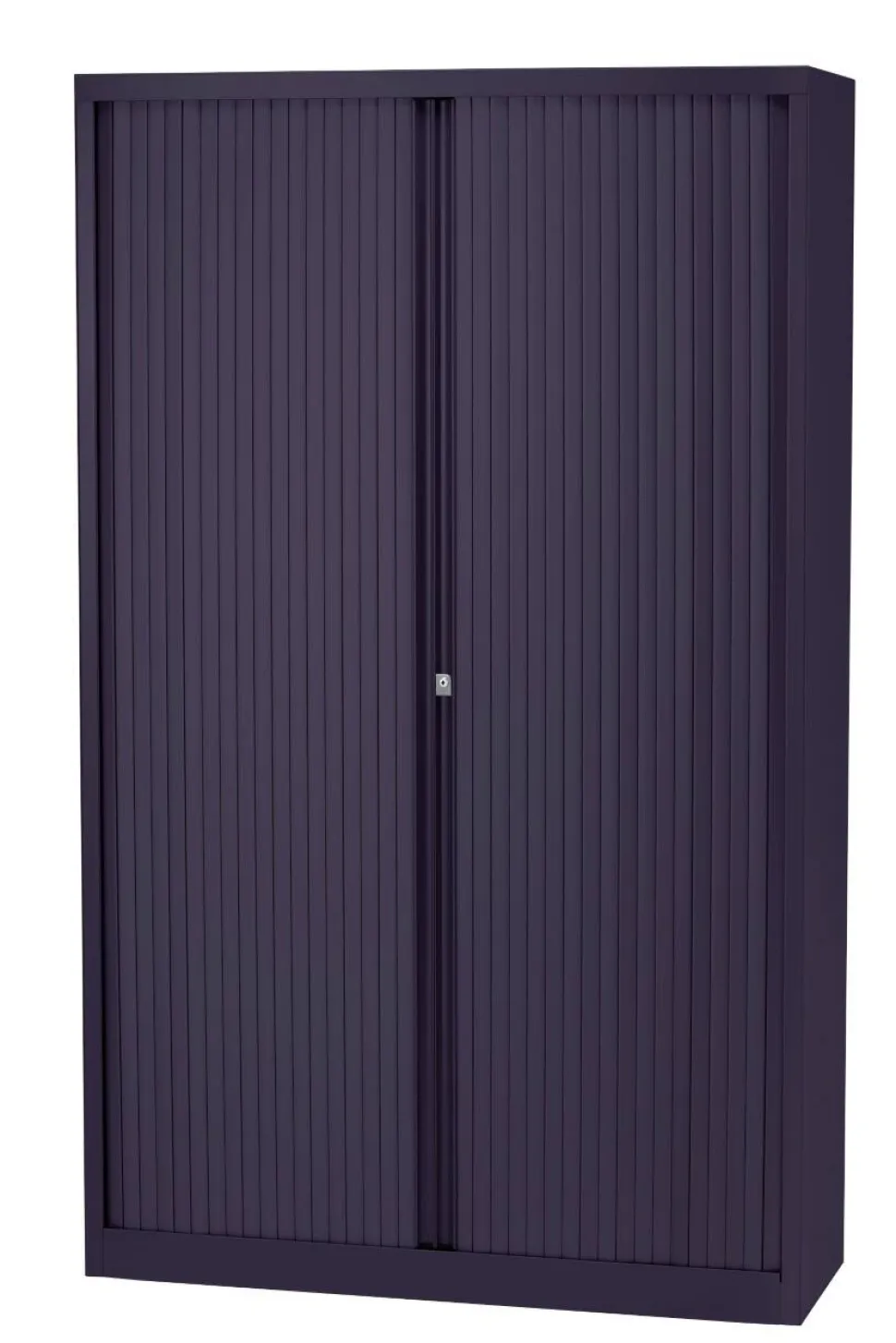 Bisley Roldeurkast Staal 4 Planken Afsluitbaar 1.200 x 430 x 1.980 mm Donkergrijs