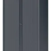 Bisley Roldeurkast Staal 4 Planken Afsluitbaar 1.000 x 470 x 1.985 mm Antraciet