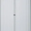 Bisley Roldeurkast Staal 4 Planken Afsluitbaar 1.200 x 430 x 1.980 mm Grijs