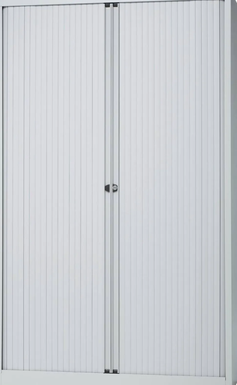 Bisley Roldeurkast Staal 4 Planken Afsluitbaar 1.200 x 430 x 1.980 mm Grijs