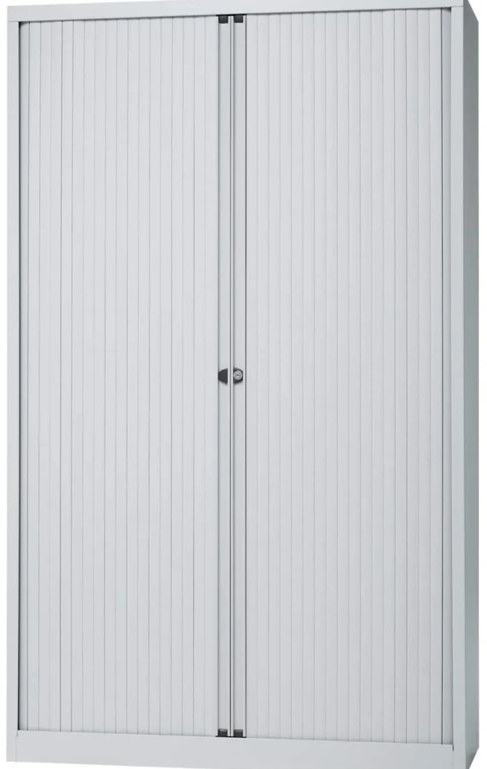 Bisley Roldeurkast Staal 4 Planken Afsluitbaar 1.000 x 430 x 1.980 mm Grijs