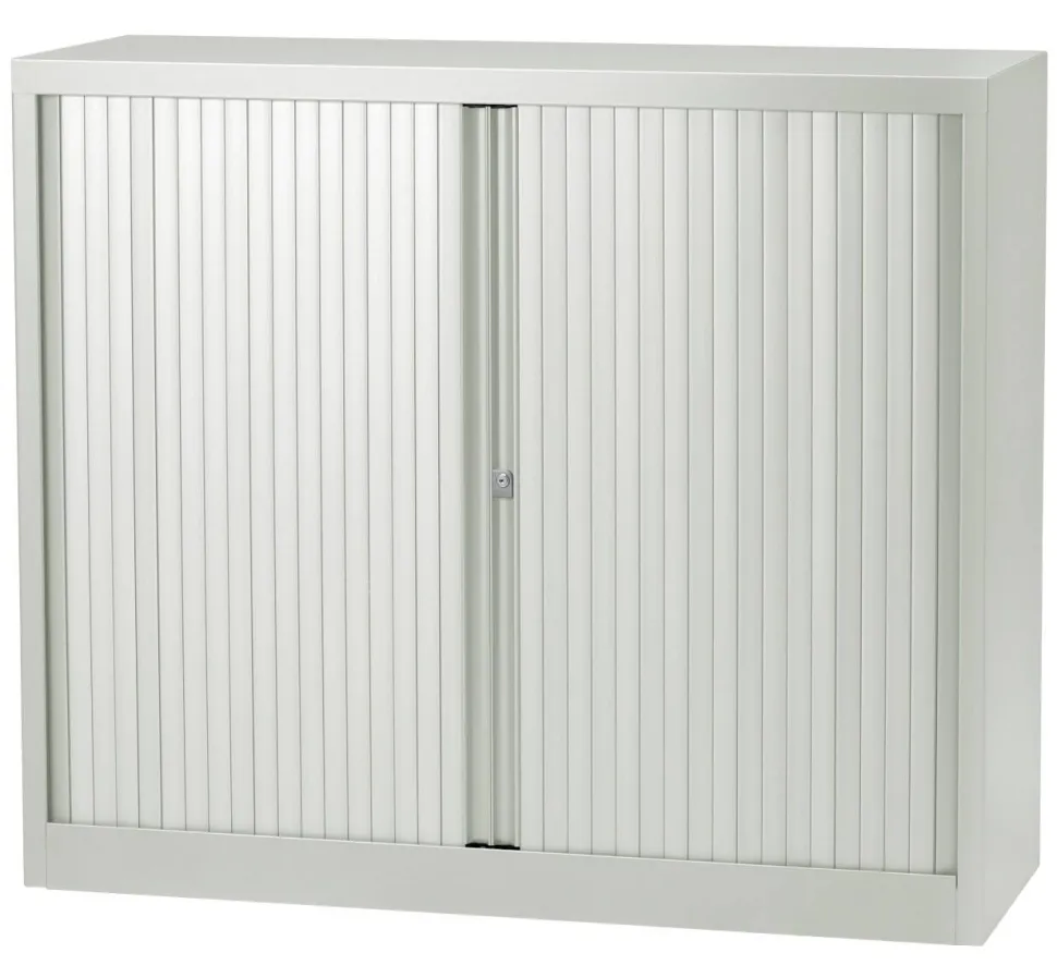 Bisley Roldeurkast Staal 1 Plank Afsluitbaar 1.000 x 430 x 1.030 mm Grijs