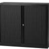 Bisley Roldeurkast Staal 1 Plank Afsluitbaar 1.200 x 430 x 1.030 mm Zwart