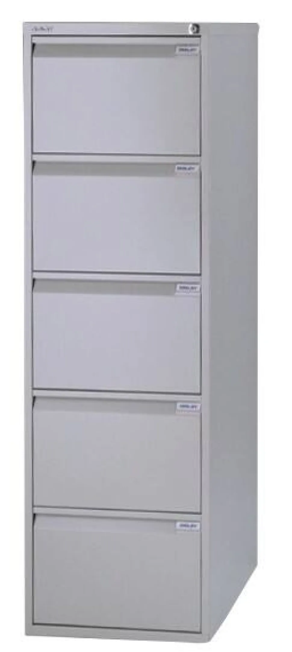 Bisley Stalen Archiefkast 5 Lades 470 x 622 x 1.511 mm Lichtgrijs
