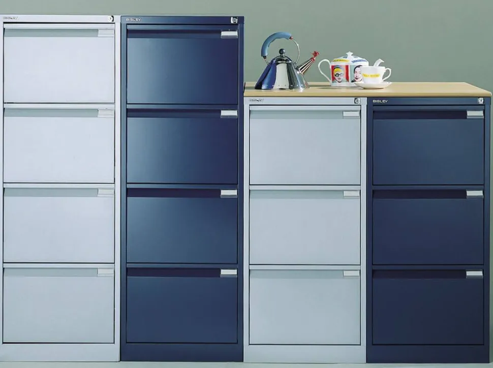 Bisley Stalen Archiefkast 5 Lades 470 x 622 x 1.511 mm Zwart
