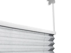 Casa Pura Magic Plisségordijnen Aluminium, PS (Polystyreen) Lichtgrijs 1,200 x 2,000 mm