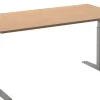 Ceha Adjust 2 Plus Elektrisch hoogteverstelbaar Zit-sta-bureau Rechthoekig Beuken T-Voet 1,600 (B) x 800 (D) x 1,300 (H) mm Melamine, metaal