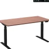 Ceha Adjust 2 Plus Elektrisch hoogteverstelbaar Zit-sta-bureau Rechthoekig Havanabruin Eiken T-Voet 1,600 (B) x 800 (D) x 1,300 (H) mm Melamine, metaal