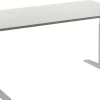 Ceha Adjust 2 Plus Elektrisch hoogteverstelbaar Zit-sta-bureau Rechthoekig Wit T-Voet 1,600 (B) x 800 (D) x 1,300 (H) mm Melamine, metaal