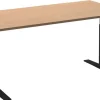 Ceha Adjust 2 Plus Elektrisch hoogteverstelbaar Zit-sta-bureau Rechthoekig Beuken T-Voet 1,400 (B) x 800 (D) x 1,300 (H) mm Melamine, metaal