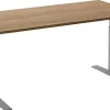 Ceha Adjust 2 Plus Elektrisch hoogteverstelbaar Zit-sta-bureau Rechthoekig Tabak Eiken T-Voet 1,200 (B) x 800 (D) x 1,300 (H) mm Melamine, metaal