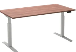 Ceha Adjust 2 Plus Elektrisch hoogteverstelbaar Zit-sta-bureau Rechthoekig Havanabruin Eiken T-Voet 2,000 (B) x 800 (D) x 1,300 (H) mm Melamine, metaal