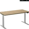 Ceha Adjust 2 Plus Elektrisch hoogteverstelbaar Zit-sta-bureau Rechthoekig Eiken T-Voet 1,200 (B) x 800 (D) x 1,300 (H) mm Melamine, metaal
