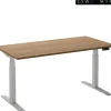 Ceha Adjust 2 Plus Elektrisch hoogteverstelbaar Zit-sta-bureau Rechthoekig Tabak Eiken T-Voet 1,800 (B) x 900 (D) x 1,300 (H) mm Melamine, metaal