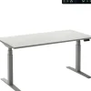 Ceha Adjust 2 Plus Elektrisch hoogteverstelbaar Zit-sta-bureau Rechthoekig Wit T-Voet 2,000 (B) x 800 (D) x 1,300 (H) mm Melamine, metaal