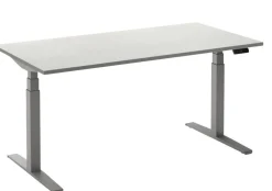 Ceha Adjust 2 Plus Elektrisch hoogteverstelbaar Zit-sta-bureau Rechthoekig Wit T-Voet 2,000 (B) x 800 (D) x 1,300 (H) mm Melamine, metaal