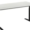 Ceha Adjust 2 Plus Elektrisch hoogteverstelbaar Zit-sta-bureau Rechthoekig Wit T-Voet 1,600 (B) x 800 (D) x 1,300 (H) mm Melamine, metaal