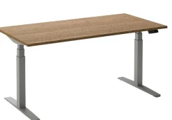 Ceha Adjust 2 Plus Elektrisch hoogteverstelbaar Zit-sta-bureau Rechthoekig Tabak Eiken T-Voet 2,000 (B) x 800 (D) x 1,300 (H) mm Melamine, metaal