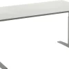 Ceha Adjust 2 Plus Elektrisch hoogteverstelbaar Zit-sta-bureau Rechthoekig Wit T-Voet 1,400 (B) x 800 (D) x 1,300 (H) mm Melamine, metaal