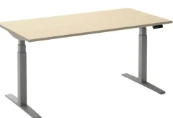 Ceha Adjust 2 Plus Elektrisch hoogteverstelbaar Zit-sta-bureau Rechthoekig Ahorn T-Voet 2,000 (B) x 800 (D) x 1,300 (H) mm Melamine, metaal