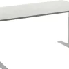 Ceha Adjust 2 Plus Elektrisch hoogteverstelbaar Zit-sta-bureau Rechthoekig Wit T-Voet 2,000 (B) x 800 (D) x 1,300 (H) mm Melamine, metaal