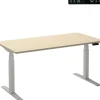 Ceha Adjust 2 Plus Elektrisch hoogteverstelbaar Zit-sta-bureau Rechthoekig Ahorn T-Voet 1,200 (B) x 800 (D) x 1,300 (H) mm Melamine, metaal