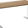 Ceha Adjust 2 Plus Elektrisch hoogteverstelbaar Zit-sta-bureau Rechthoekig Tabak Eiken T-Voet 1,400 (B) x 800 (D) x 1,300 (H) mm Melamine, metaal
