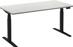 Ceha Adjust 2 Plus Elektrisch hoogteverstelbaar Zit-sta-bureau Rechthoekig Wit T-Voet 2,000 (B) x 800 (D) x 1,300 (H) mm Melamine, metaal