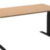 Ceha Adjust 2 Plus Elektrisch hoogteverstelbaar Zit-sta-bureau Rechthoekig Beuken T-Voet 2,000 (B) x 800 (D) x 1,300 (H) mm Melamine, metaal