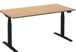 Ceha Adjust 2 Plus Elektrisch hoogteverstelbaar Zit-sta-bureau Rechthoekig Beuken T-Voet 2,000 (B) x 800 (D) x 1,300 (H) mm Melamine, metaal