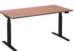 Ceha Adjust 2 Plus Elektrisch hoogteverstelbaar Zit-sta-bureau Rechthoekig Havanabruin Eiken T-Voet 2,000 (B) x 800 (D) x 1,300 (H) mm Melamine, metaal