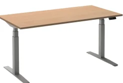 Ceha Adjust 2 Plus Elektrisch hoogteverstelbaar Zit-sta-bureau Rechthoekig Beuken T-Voet 2,000 (B) x 800 (D) x 1,300 (H) mm Melamine, metaal