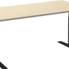 Ceha Adjust 2 Plus Elektrisch hoogteverstelbaar Zit-sta-bureau Rechthoekig Ahorn T-Voet 1,400 (B) x 800 (D) x 1,300 (H) mm Melamine, metaal