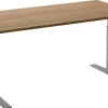 Ceha Adjust 2 Plus Elektrisch hoogteverstelbaar Zit-sta-bureau Rechthoekig Tabak Eiken T-Voet 1,800 (B) x 900 (D) x 1,300 (H) mm Melamine, metaal