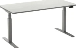 Ceha Adjust 2 Plus Elektrisch hoogteverstelbaar Zit-sta-bureau Rechthoekig Wit T-Voet 1,600 (B) x 800 (D) x 1,300 (H) mm Melamine, metaal