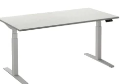 Ceha Adjust 2 Plus Elektrisch hoogteverstelbaar Zit-sta-bureau Rechthoekig Wit T-Voet 2,000 (B) x 800 (D) x 1,300 (H) mm Melamine, metaal