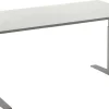 Ceha Adjust 2 Plus Elektrisch hoogteverstelbaar Zit-sta-bureau Rechthoekig Wit T-Voet 1,200 (B) x 800 (D) x 1,300 (H) mm Melamine, metaal