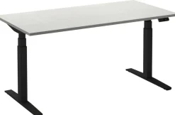 Ceha Adjust 2 Plus Elektrisch hoogteverstelbaar Zit-sta-bureau Rechthoekig Wit T-Voet 1,800 (B) x 900 (D) x 1,300 (H) mm Melamine, metaal