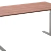 Ceha Adjust 2 Plus Elektrisch hoogteverstelbaar Zit-sta-bureau Rechthoekig Havanabruin Eiken T-Voet 2,000 (B) x 800 (D) x 1,300 (H) mm Melamine, metaal