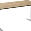 Ceha Adjust 2 Plus Elektrisch hoogteverstelbaar Zit-sta-bureau Rechthoekig Eiken T-Voet 1,600 (B) x 800 (D) x 1,300 (H) mm Melamine, metaal