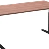 Ceha Adjust 2 Plus Elektrisch hoogteverstelbaar Zit-sta-bureau Rechthoekig Havanabruin Eiken T-Voet 1,200 (B) x 800 (D) x 1,300 (H) mm Melamine, metaal