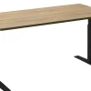 Ceha Adjust 2 Plus Elektrisch hoogteverstelbaar Zit-sta-bureau Rechthoekig Eiken T-Voet 1,800 (B) x 800 (D) x 1,300 (H) mm Melamine, metaal