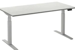 Ceha Adjust 2 Plus Elektrisch hoogteverstelbaar Zit-sta-bureau Rechthoekig Wit T-Voet 1,800 (B) x 900 (D) x 1,300 (H) mm Melamine, metaal