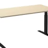 Ceha Adjust 2 Plus Elektrisch hoogteverstelbaar Zit-sta-bureau Rechthoekig Ahorn T-Voet 2,000 (B) x 800 (D) x 1,300 (H) mm Melamine, metaal