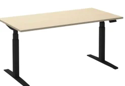 Ceha Adjust 2 Plus Elektrisch hoogteverstelbaar Zit-sta-bureau Rechthoekig Ahorn T-Voet 2,000 (B) x 800 (D) x 1,300 (H) mm Melamine, metaal